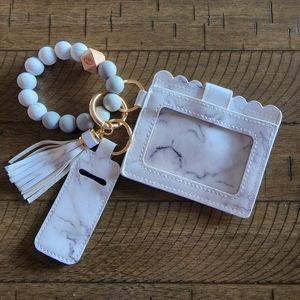 Wristlet Keychain Bracelet Wallets for Women